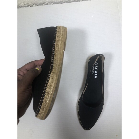 Viscata Women’s 41 Black Calabona Canvas Espadrilles - Picture 5 of 7